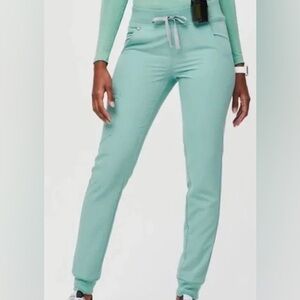 Figs Mint Green Track Pants